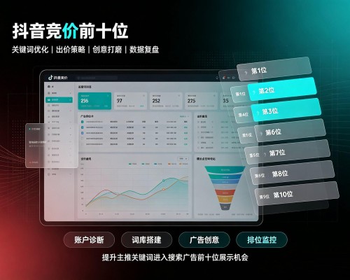 天河抖音搜索竞价